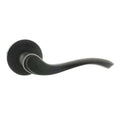 Old English Warwick Lever Door Handle on Round Rose
