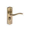 Old English Warwick WC Lever Door Handle on Backplate