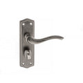 Old English Warwick WC Lever Door Handle on Backplate