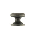 Old English Lincoln Solid Brass Victorian Cabinet Knob 38mm on Concealed Fix