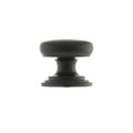 Old English Lincoln Solid Brass Victorian Cabinet Knob 38mm on Concealed Fix