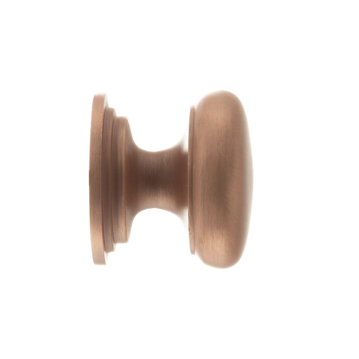 Old English Lincoln Solid Brass Victorian Cabinet Knob 38mm on Concealed Fix