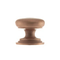 Old English Lincoln Solid Brass Victorian Cabinet Knob 38mm on Concealed Fix
