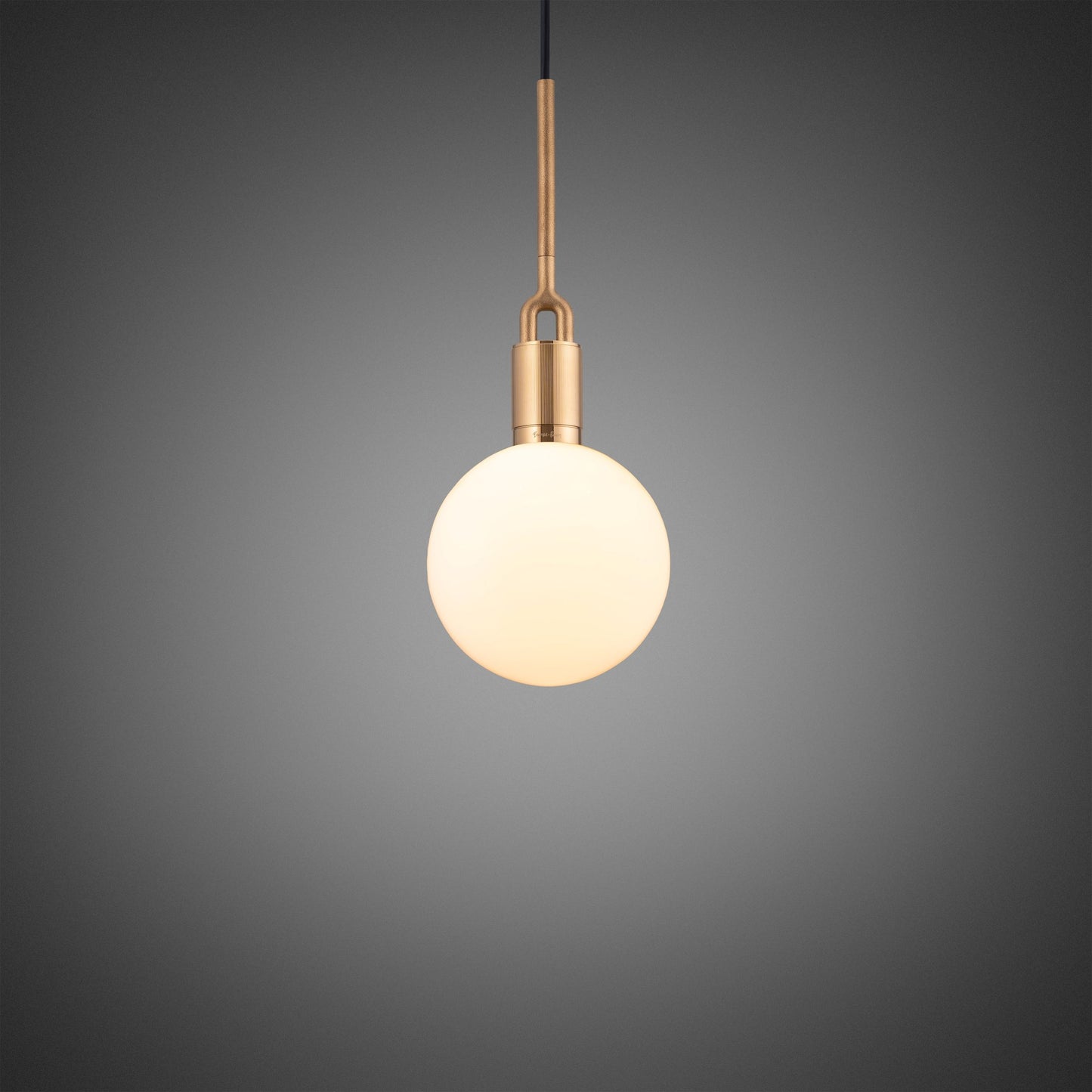 Forked Pendent Opal Globe Medium