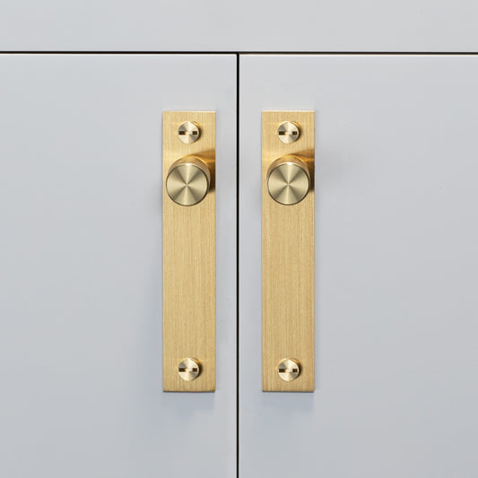 Cross Plate Furniture Knob