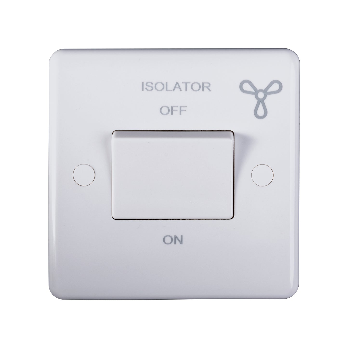 Enhance White Plastic Fan Switch - White