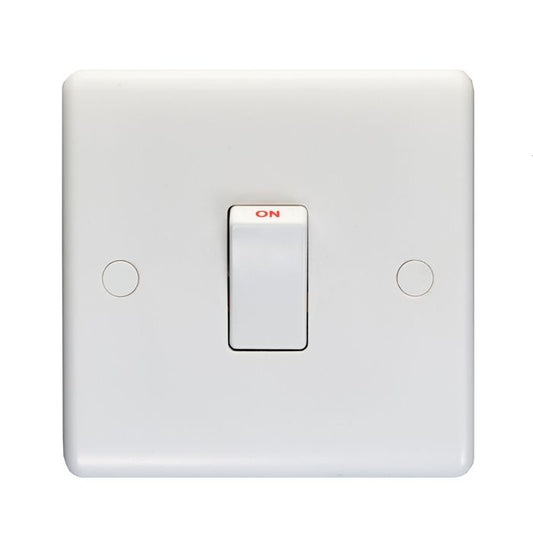 Enhance White Plastic 20Amp Switch - White