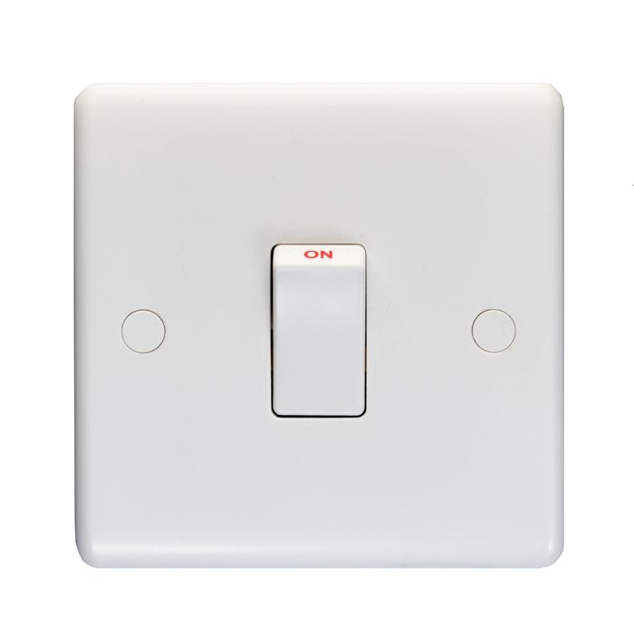 Enhance White Plastic 20Amp Switch - White
