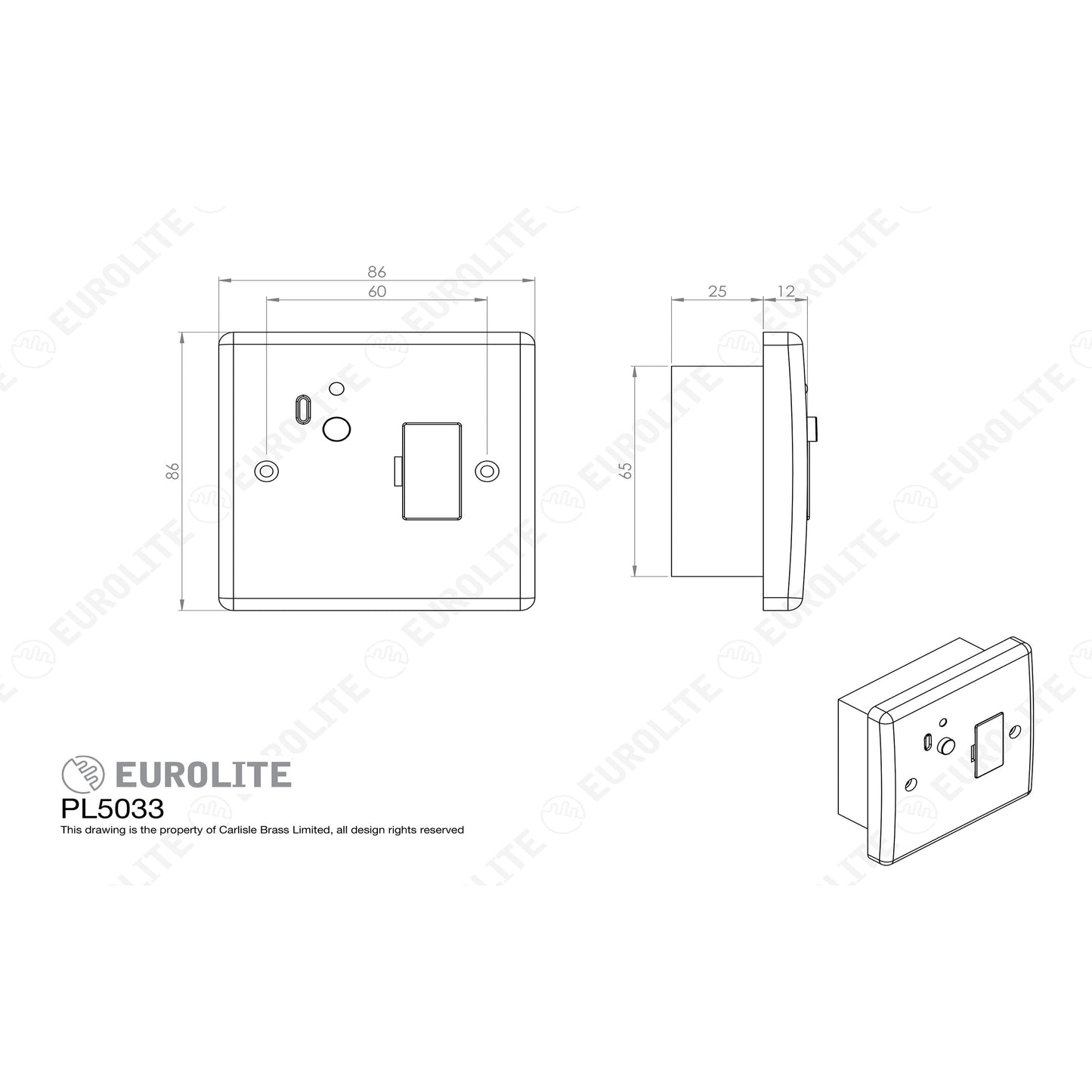Enhance White Plastic Rcd - White