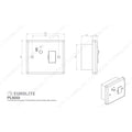 Enhance White Plastic Rcd - White