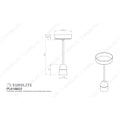 Enhance White Plastic Bc Pendant Short Skirt 6Inch - White