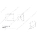 Enhance White Plastic Flex Outlet - White