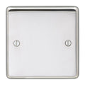 Stainless steel Single Blank Plate - Polished Stainless Steel