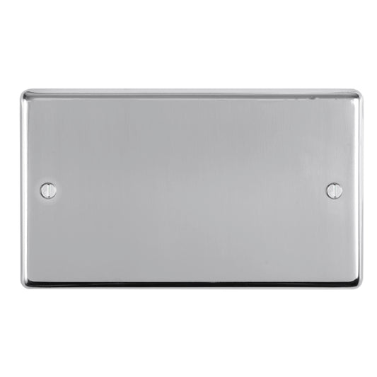 Stainless steel Double Blank Plate - Polished Stainless Steel