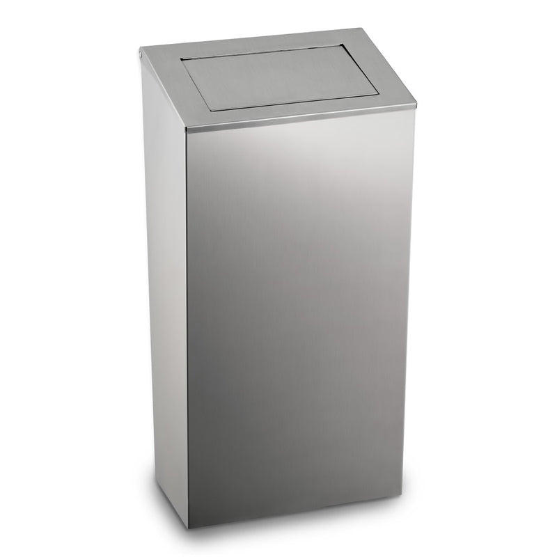 ECOLINE Steel Waste Bin ( Push Lid ) 25L – 50L Capacity
