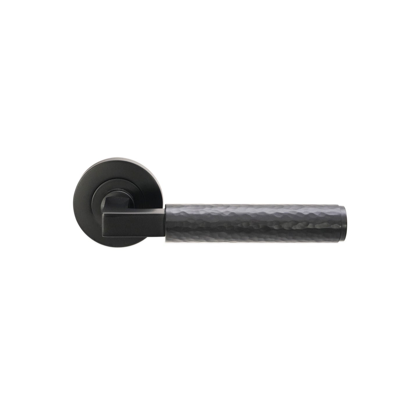 Hammered Knurlmond Lever on Rose