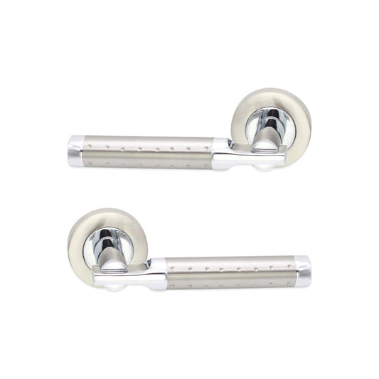 Lexis Lever Door Handle Dual Tone