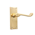 Victorian (Scroll) Lever on Backplate Door Handle