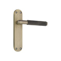 Connaught Knurled Lever on Backplate Door Handle