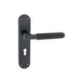 Connaught Knurled Lever on Backplate Door Handle