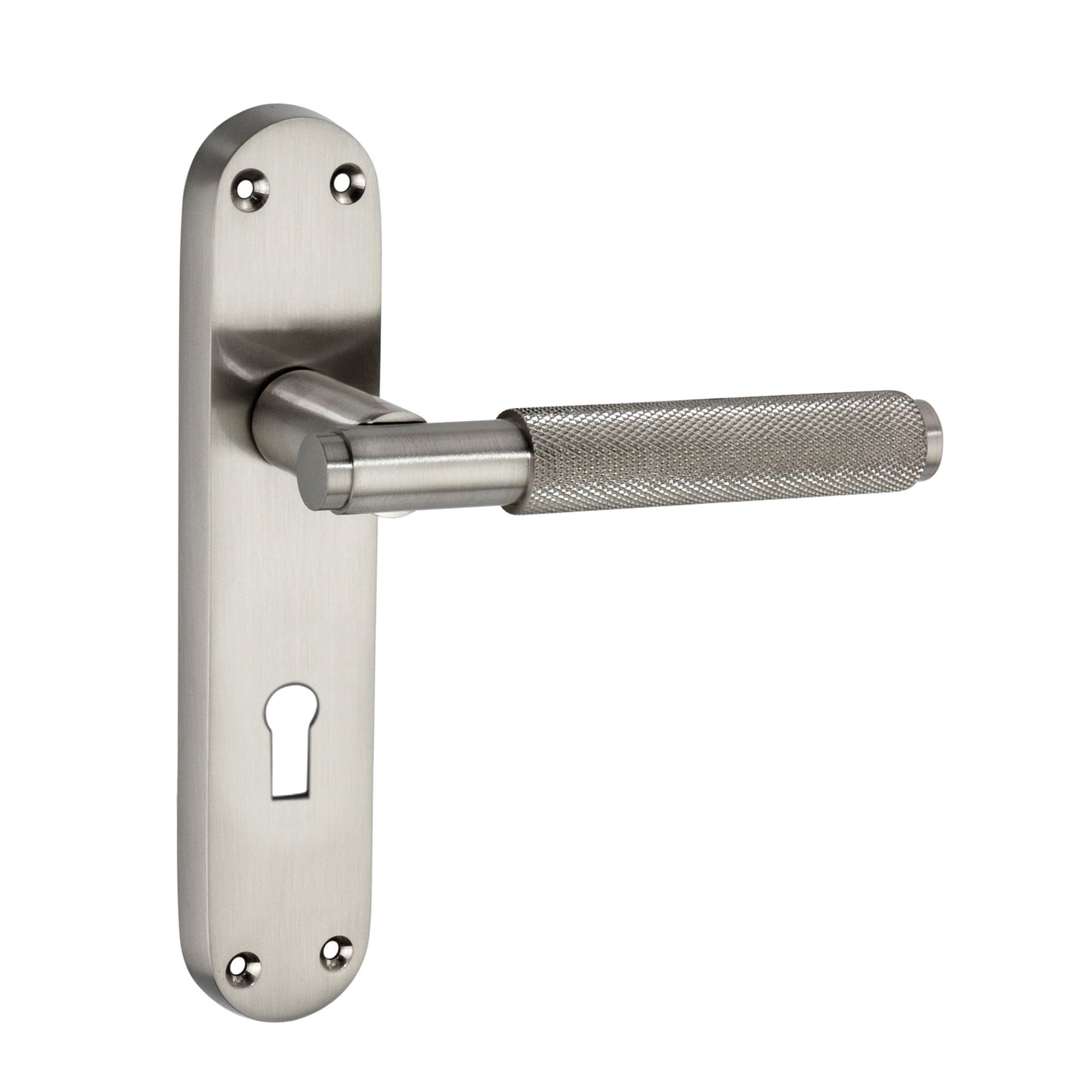 Connaught Knurled Lever on Backplate Lock