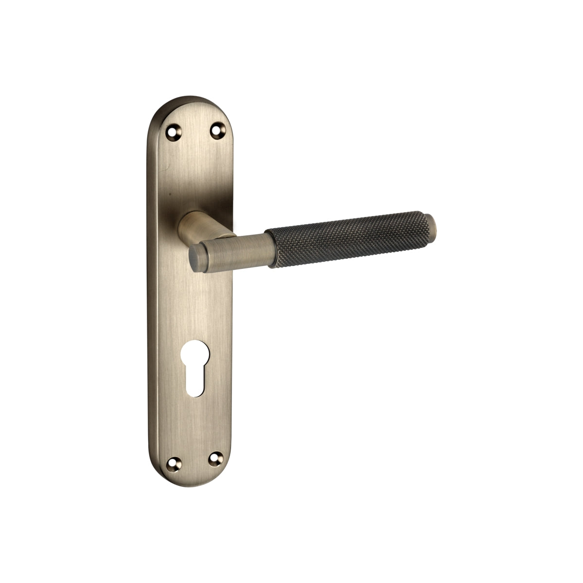 Connaught Knurled Lever on Backplate Euro