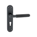 Connaught Knurled Lever on Backplate Door Handle