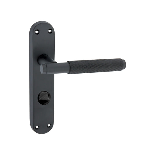 Connaught Knurled Lever on Backplate Door Handle