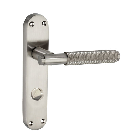 Connaught Knurled Lever on Backplate Door Handle
