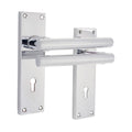 Jura Lever on Backplate Door Handle