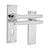 Lock Backplate / Polished Chrome