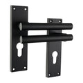 Jura Lever on Backplate Door Handle