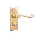 Victorian (Scroll) Lever on Backplate Door Handle
