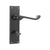 Bathroom Backplate / Matt Black