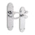 Latch Backplate / Polished Chrome