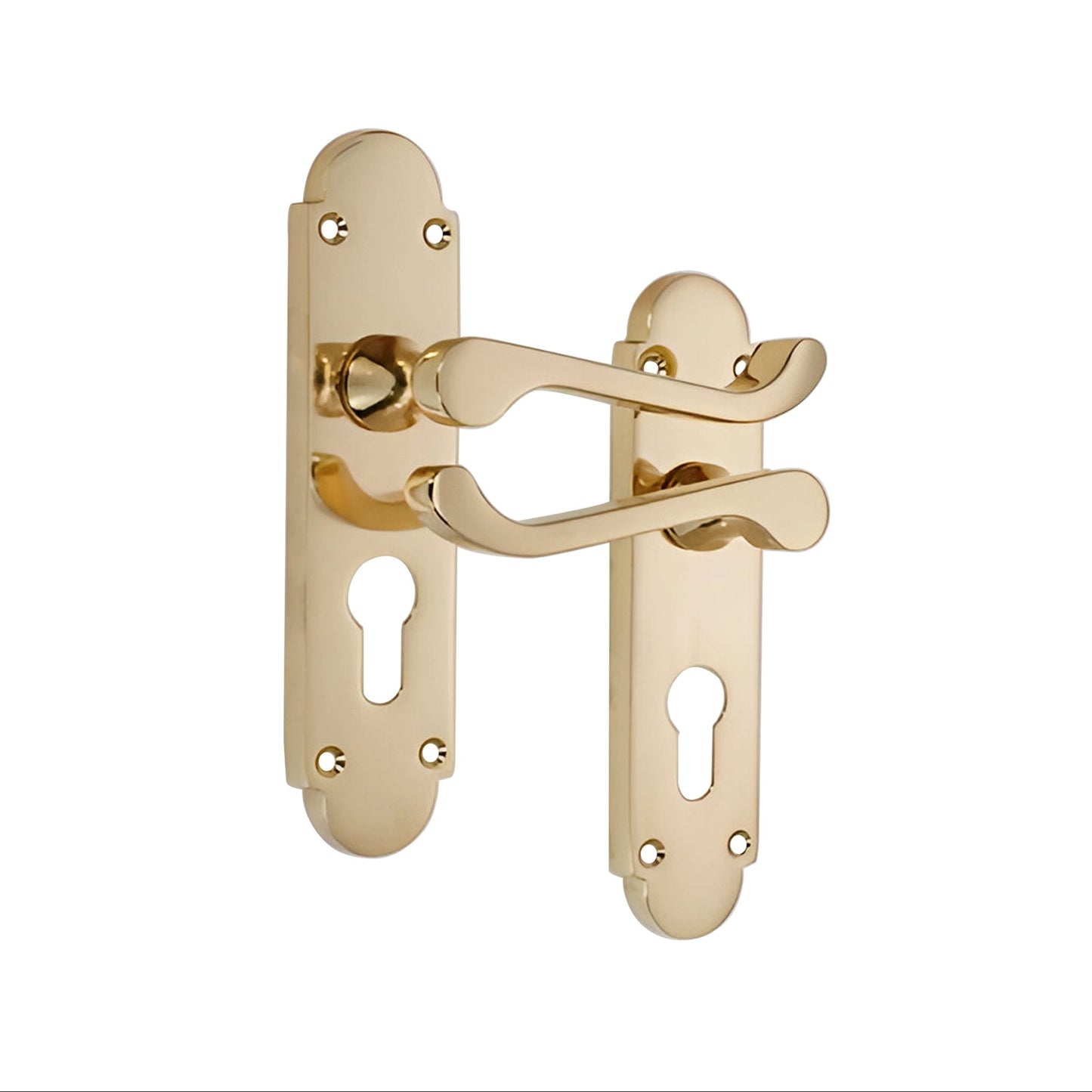 Oakley Lever on Backplate Door Handle