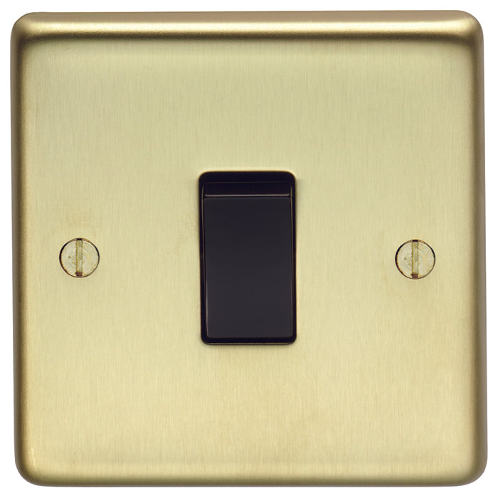 Stainless steel 20Amp Switch - Satin Brass