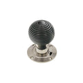 Ebony Beehive Rim/Mortice Door Knob