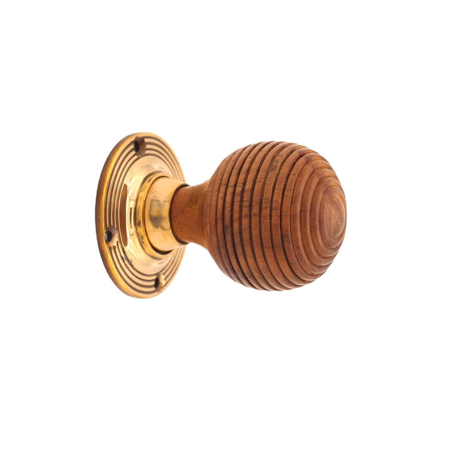 Rosewood Beehive Rim/Mortice Door Knob