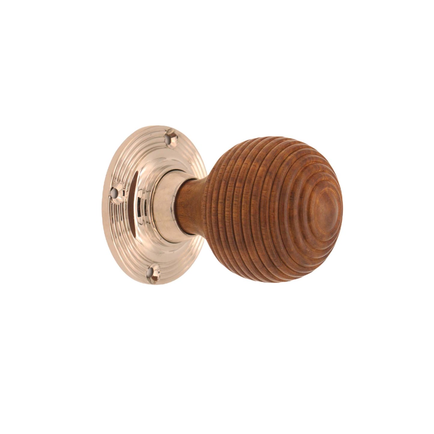 Rosewood Beehive Rim/Mortice Door Knob