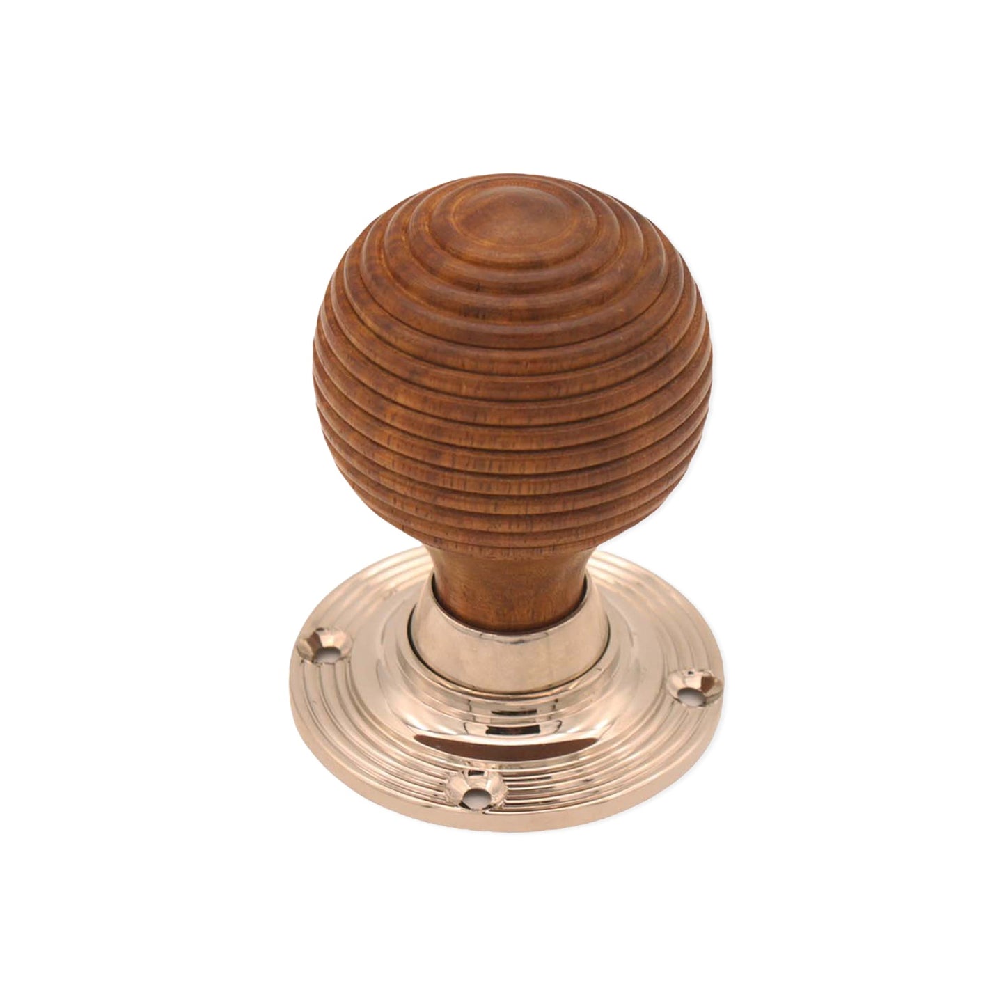 Rosewood Beehive Rim/Mortice Door Knob