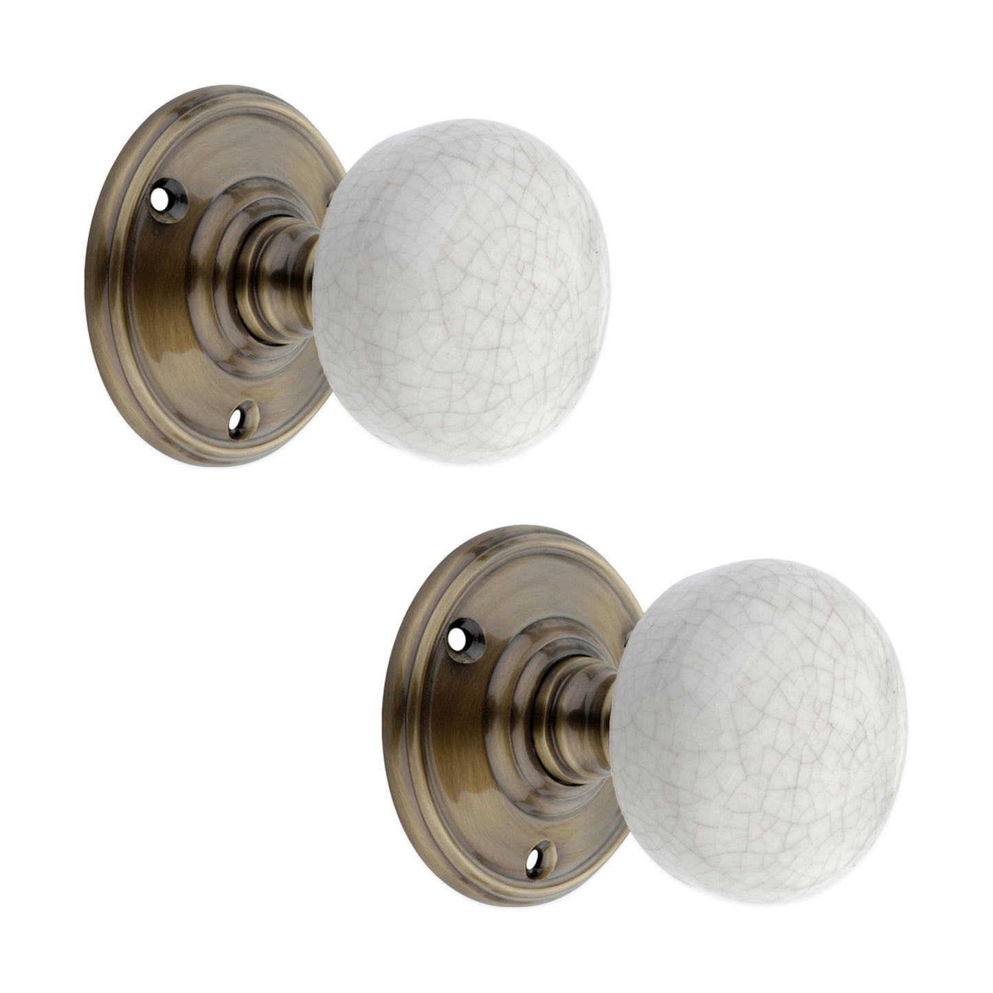 Crackled Porcelain Mortice Door Knob