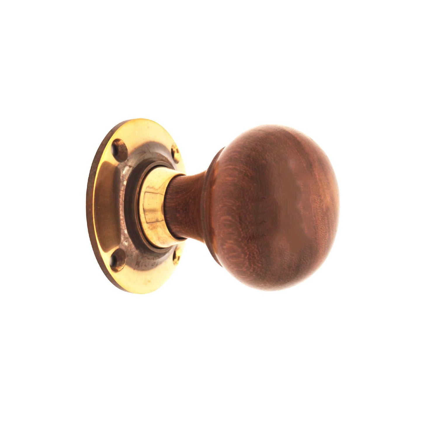 Rosewood Bun Rim/Mortice Door Knob