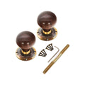 Rosewood Bun Rim/Mortice Door Knob