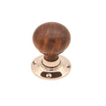 Rosewood Bun Rim/Mortice Door Knob