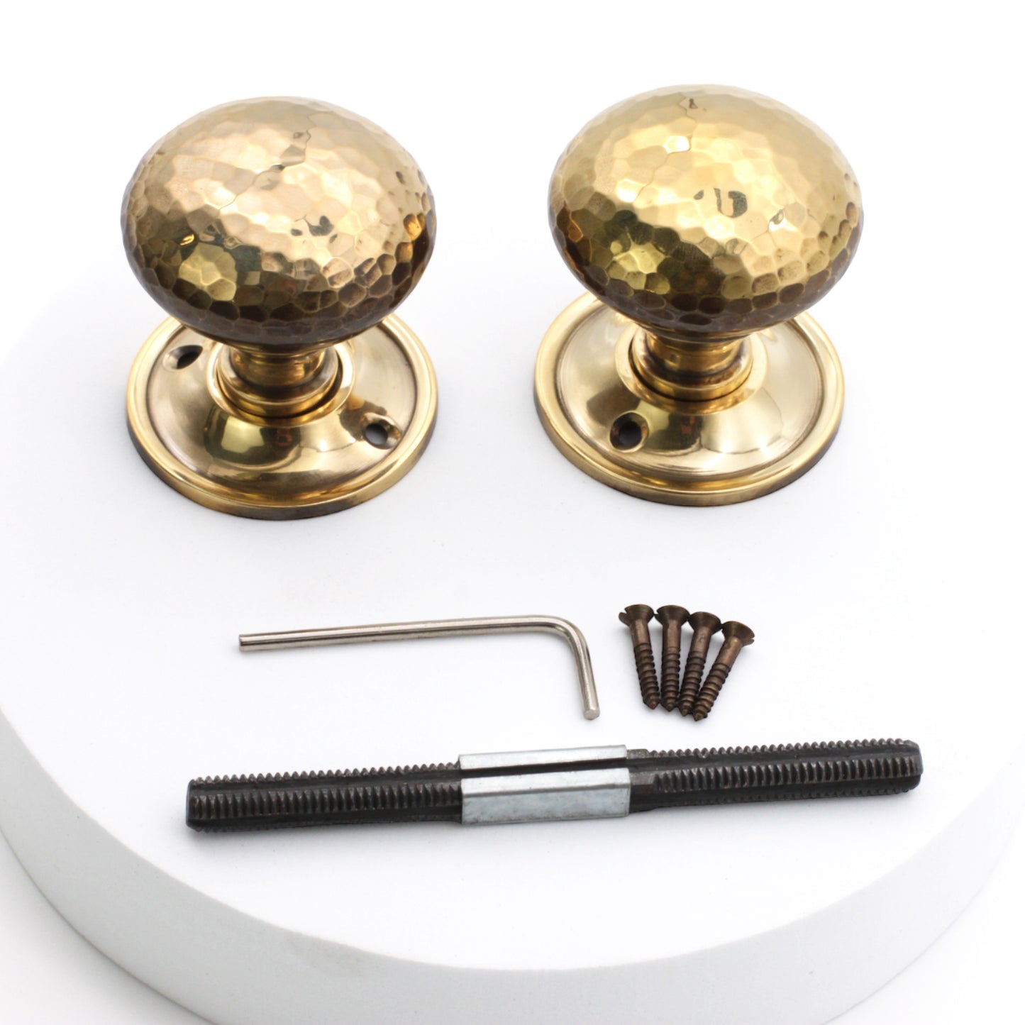 Hammered Mushroom Mortice/Rim Door Knob