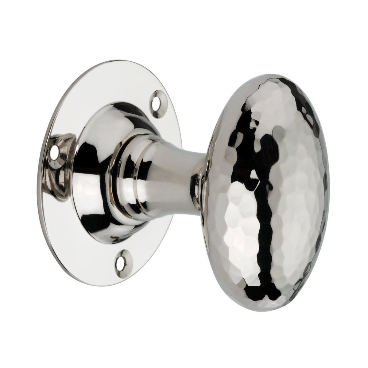Hammered Oval Mortice Door Knob