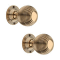 Reeded Door Knob 60mm – Mortice / Rim