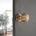 Ribbed Door Knob – Mortice / Rim