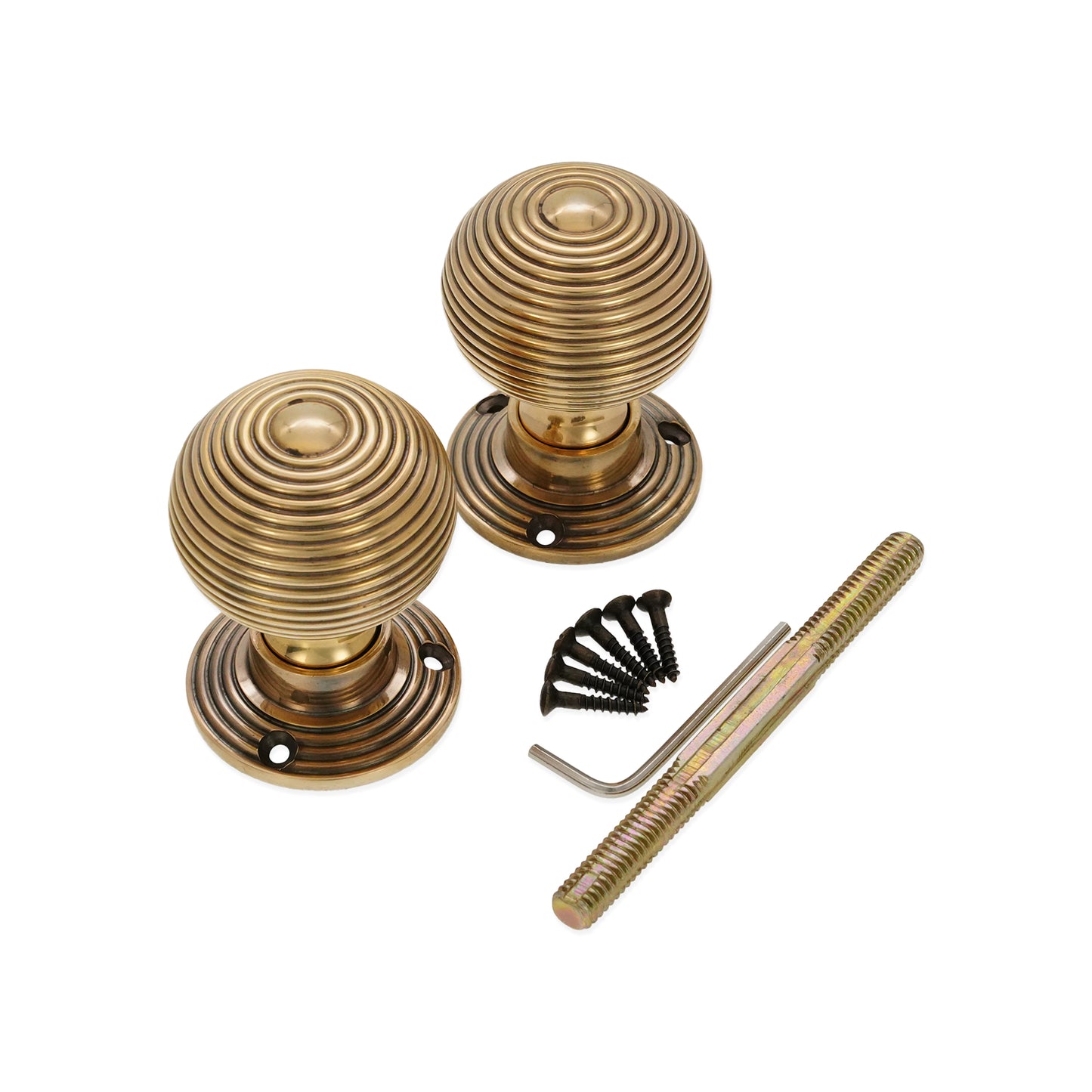 Ribbed Door Knob – Mortice / Rim
